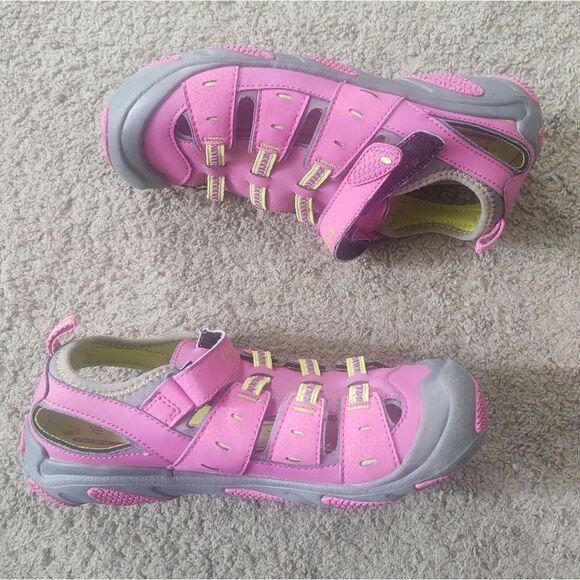 Sperry Top-Sider Wet Tech Fisherman Sandal Hot Pink Girls Size 4 PRE-OWNED - Picture 4 of 7